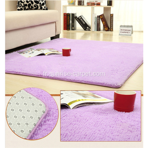 Tapis de soie 100% polyester